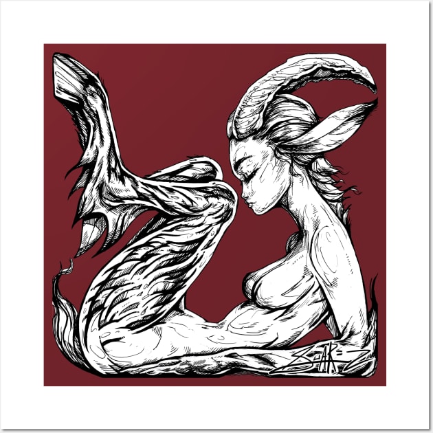 Capricorn Wall Art by SuarezArt